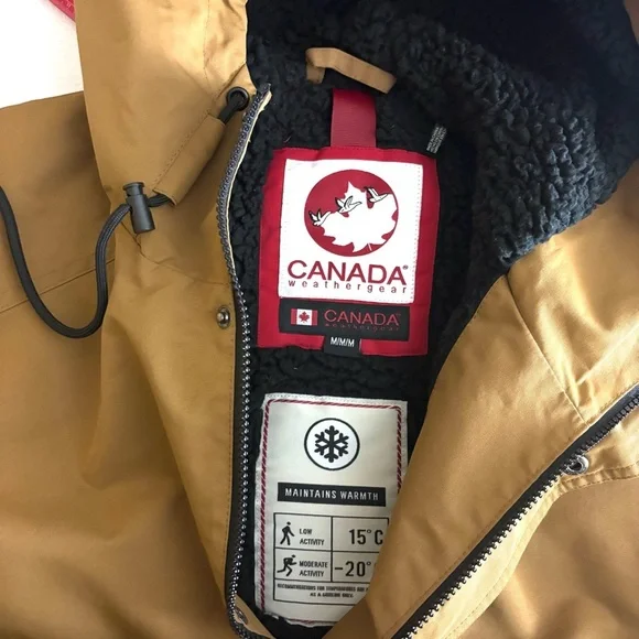 Canada Weather Men's Oak Heavyweight Ski/Snowboard Fleece Line Winter Jacket (M)
